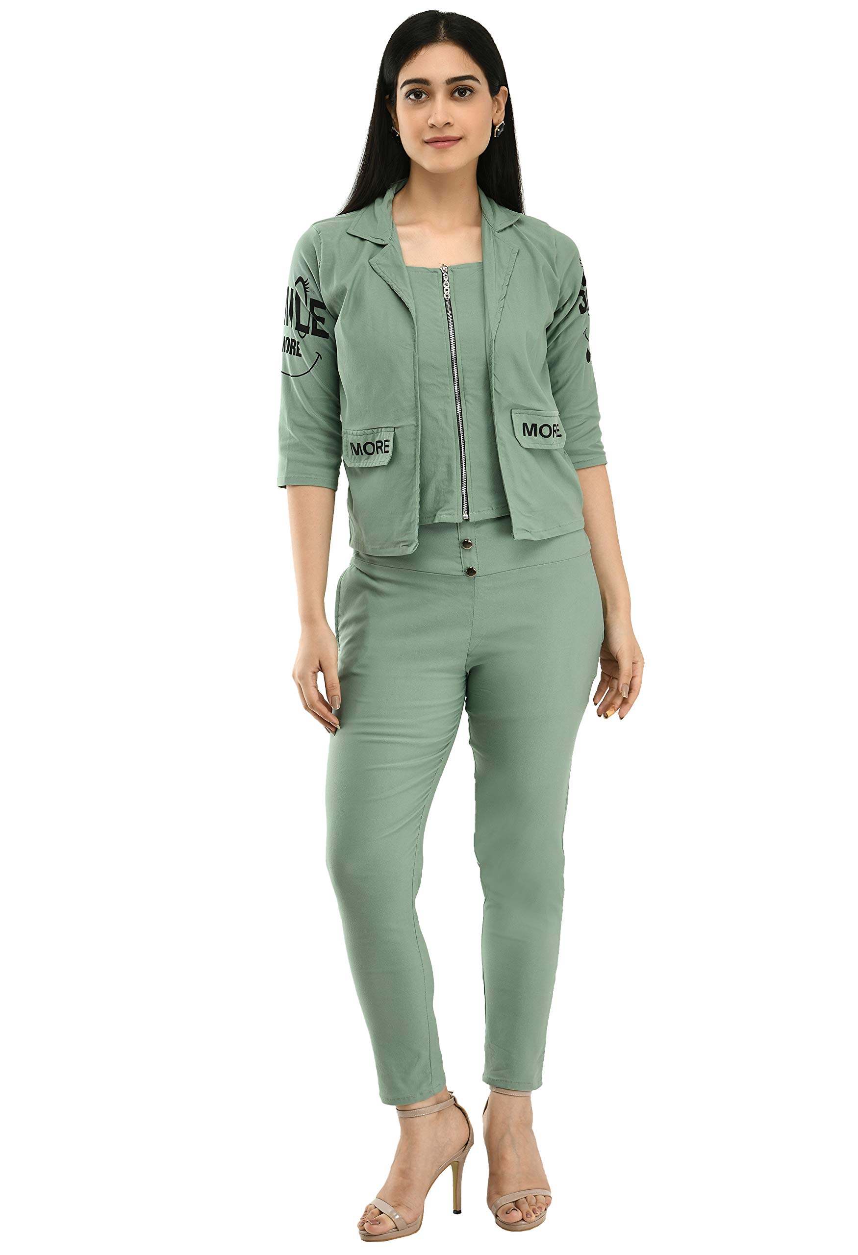 Women's Cotton Lycra Regular Maxi Dress (Light-Green, Medium)