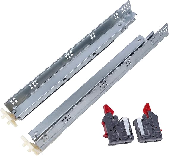 Home & Garden Drawer Slides Undermount Soft Close Full Extension Drawer