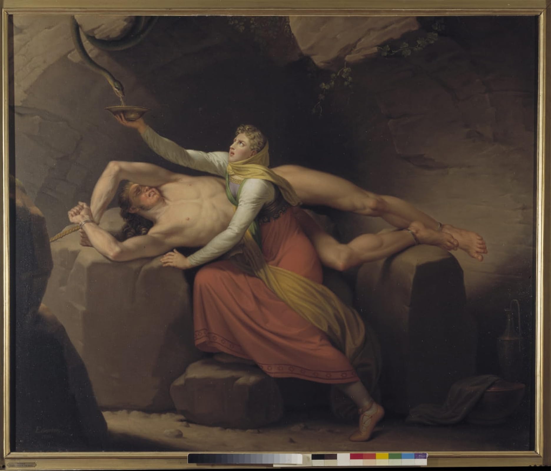 Tableaux Graffiti Loki et Sigyn Eckersberg poster impression murale 60x90cm