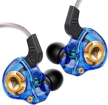 سماعات أذن IEM سلكية،سماعات رأس QKZ Ak6 SRS للألعاب مع شاشة داخل الأذن مقاس 11 مم DD للحصول على صوت عالي الدقة وواضح للغاية،سماعات أذن مع ميكروفون وكابل OFC للألعاب، موسيقيو الفيديو، المطربين
