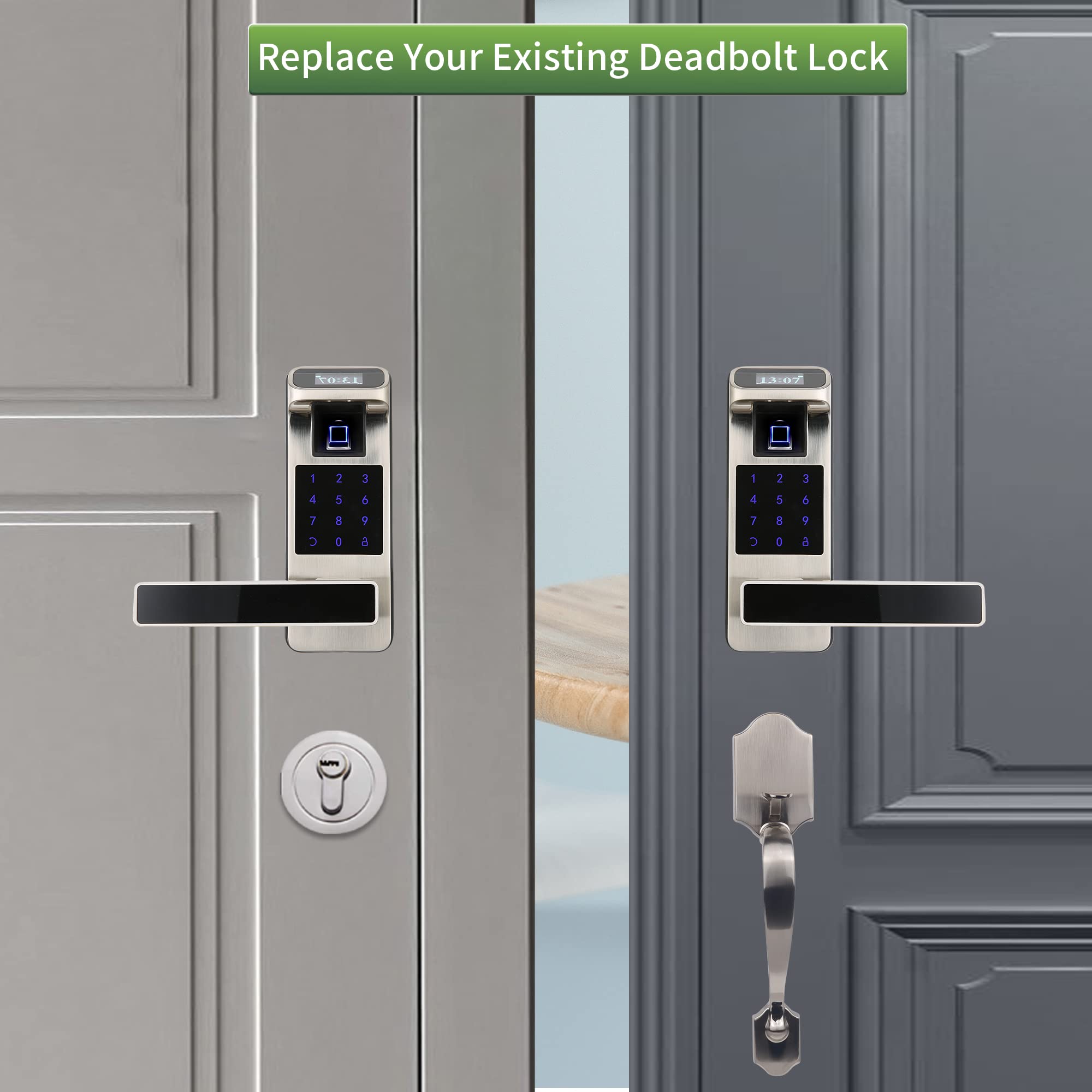 Buy HARFO Fingerprint Door Lock, Keyless Entry Door Lock with