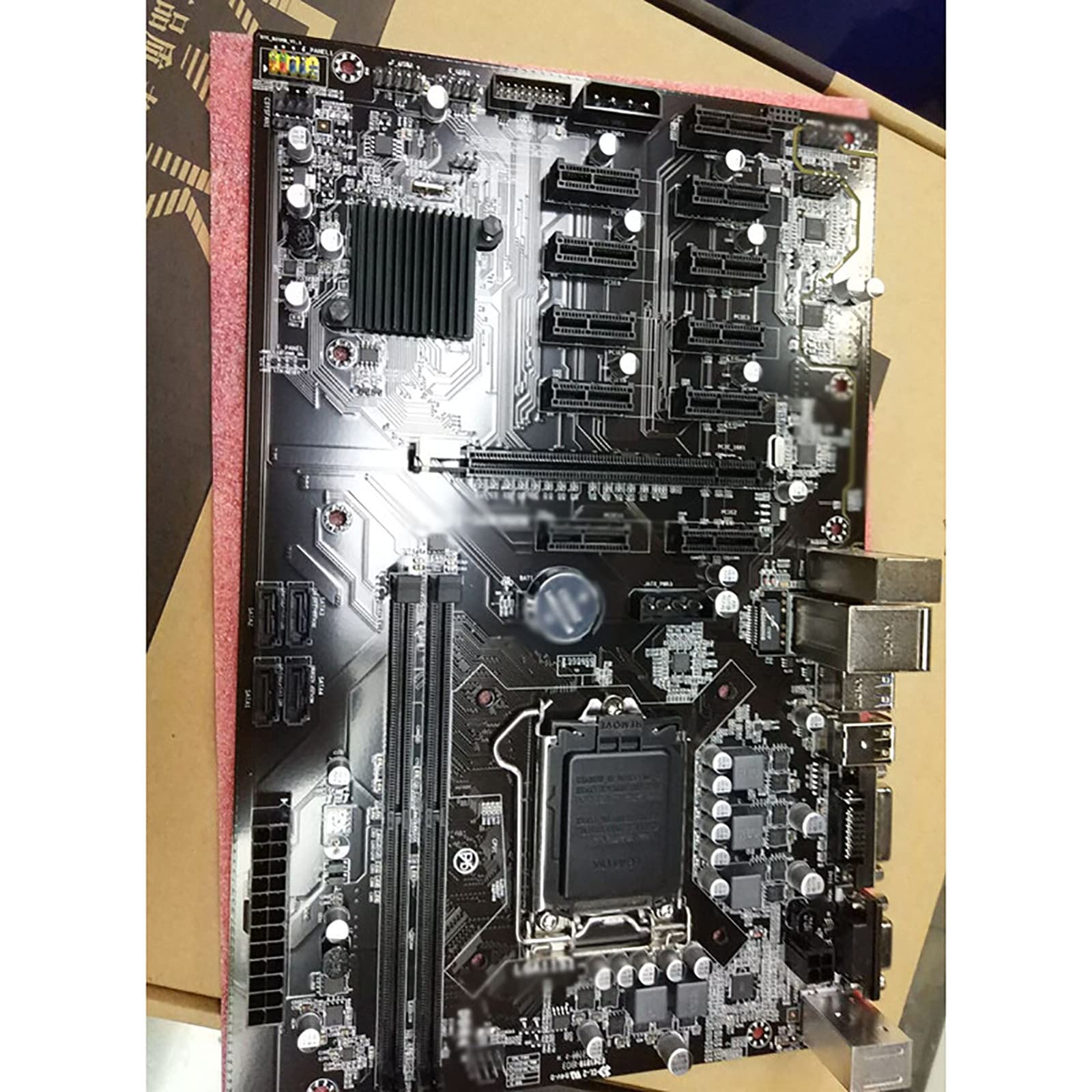 12GPU 12PCI-E BTC PRO TB250-BTC12グラフィックカードB250マイニング