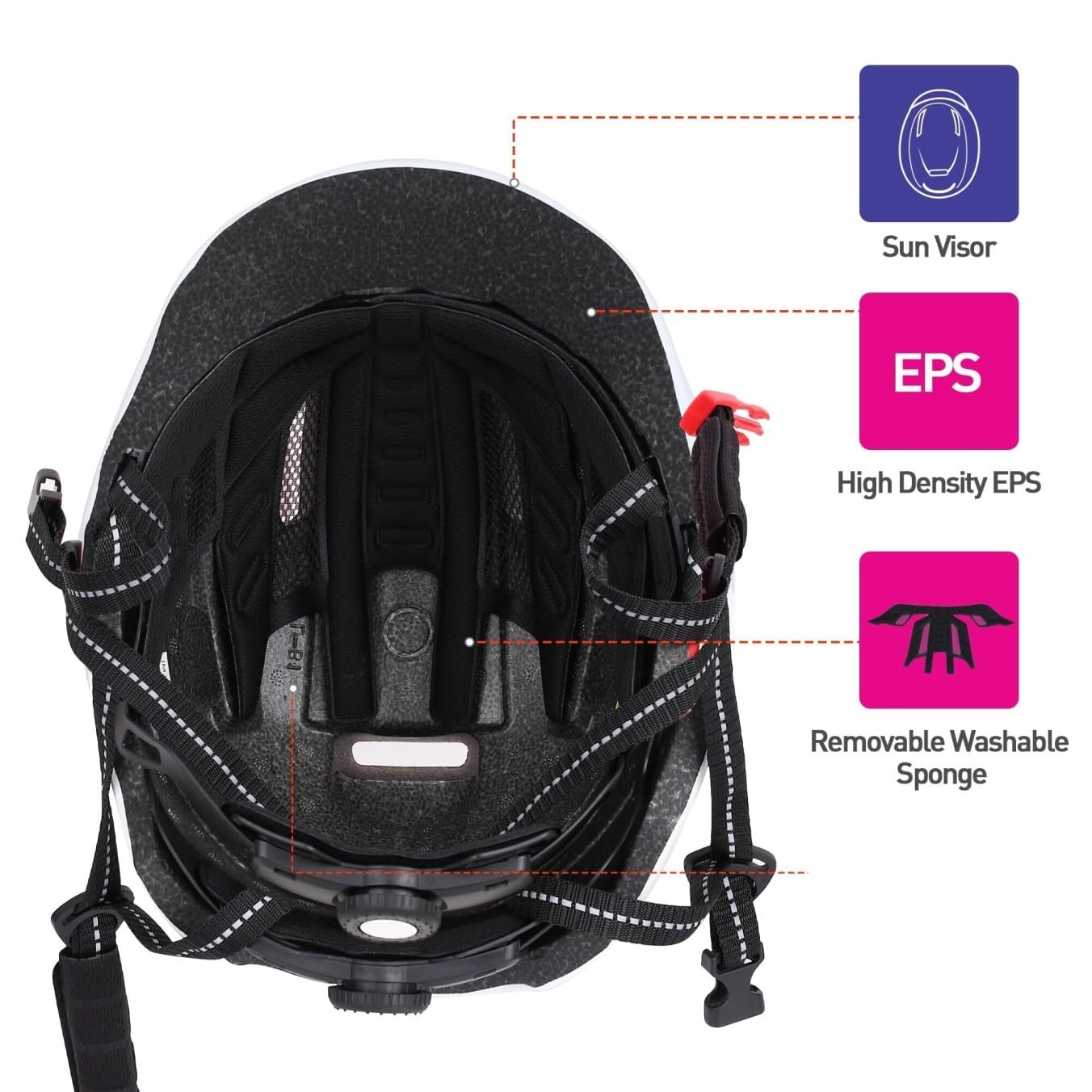 Kask Rowerowy Kask Szosowy Regulowany Kask Rowerowy Oddychający Kask Szosowo-górski Pasujący Do Rozmiaru Głowy 56-62 Cm Kasku Rowerowego
