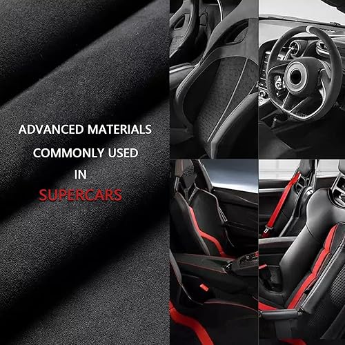 Miniatura 6 de Alcantara - Funda de piel hecha a mano para llavero compatible con Porsche Panamera Cayenne Macan 911 Taycan 918