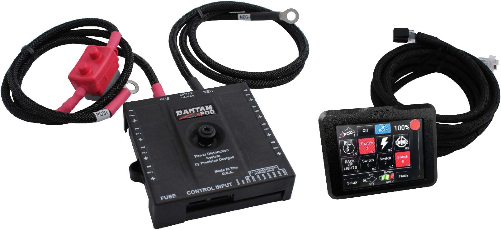 sPOD BAN8-700-TSB-36 Bantam w/Touchscreen and 36" Battery Cables