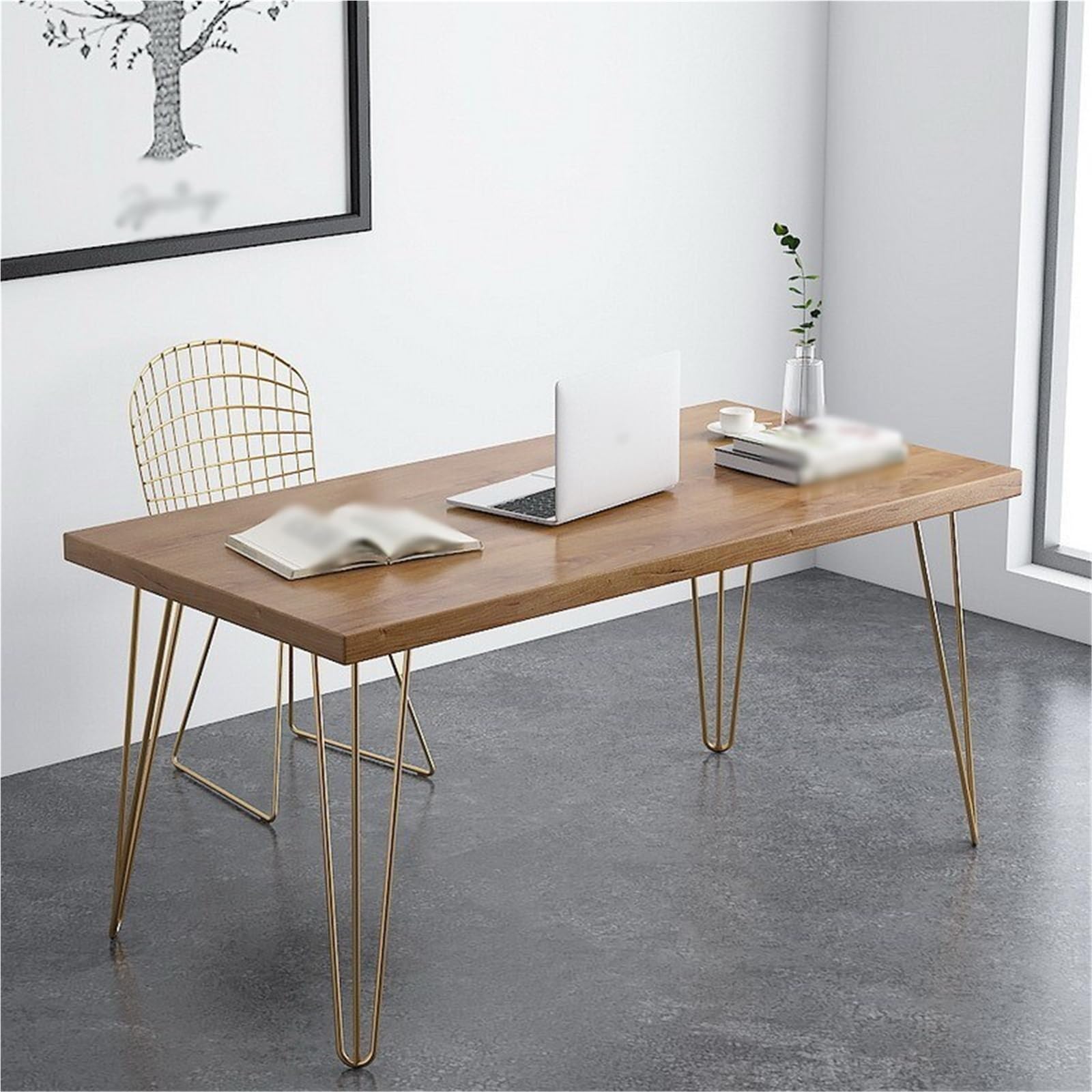 Moderno Tavolo da ufficio multiuso Scrivania for computer in legno massello