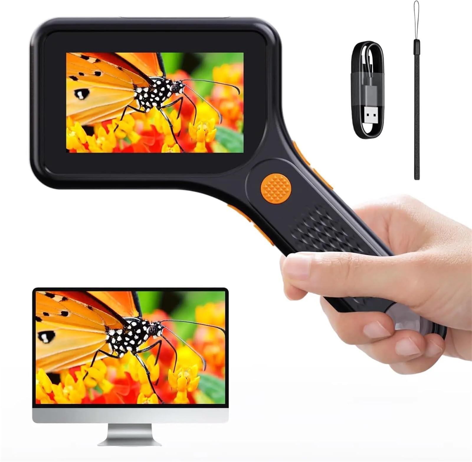 Digitales Mikroskop. Digitales Mikroskop 500X USB-Handmikroskop, Tragbar Tragbar