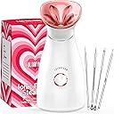 Colorfarm Facial Steamer Nano Ionic: Face Steamer Deep Cleaning Unclogs Pores - Humidifier Hot Mist Home Sauna Spa for Women Men Sinuses Moisturizing