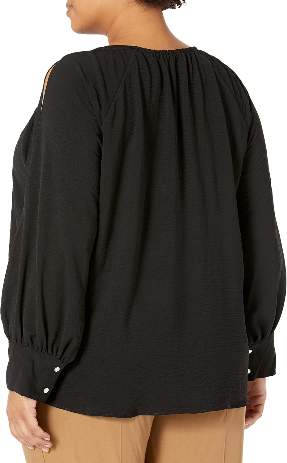 Calvin Klein Women's Cold Shoulder Blouse