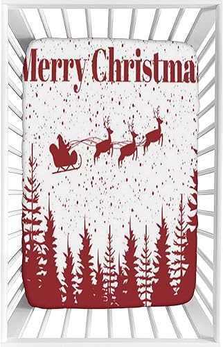 Miniatura 1 de XISUNYA Sábana decorativa para cuna, sábana bajera de microfibra suave y sedosa para colchón de niños pequeños, 28 x 52 x 8 pulgadas, sábana de bebé