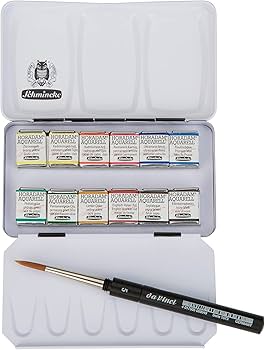 Amazon.co.jp: Schmincke シュミンケ ホラダム 固形水彩 ハーフパン 12