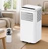 Portable Air Conditioners 10,000 BTU - Cools 450 Sq.Ft Rooms, 3-in-1 AC with Dehumidifier, Timer & Remote, Includes Window Kit