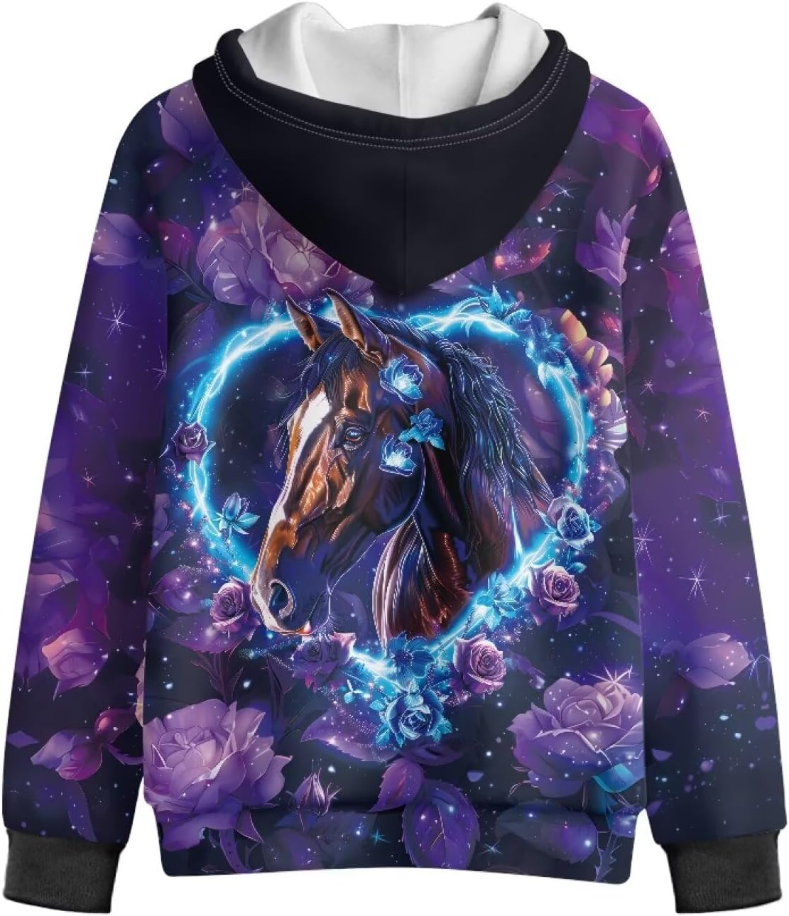 Cute Zip Up Hoodies for Girls Fleece Hooded Sweatshirt with Pockets Fall Winter Clothes Size 5-14 Years
