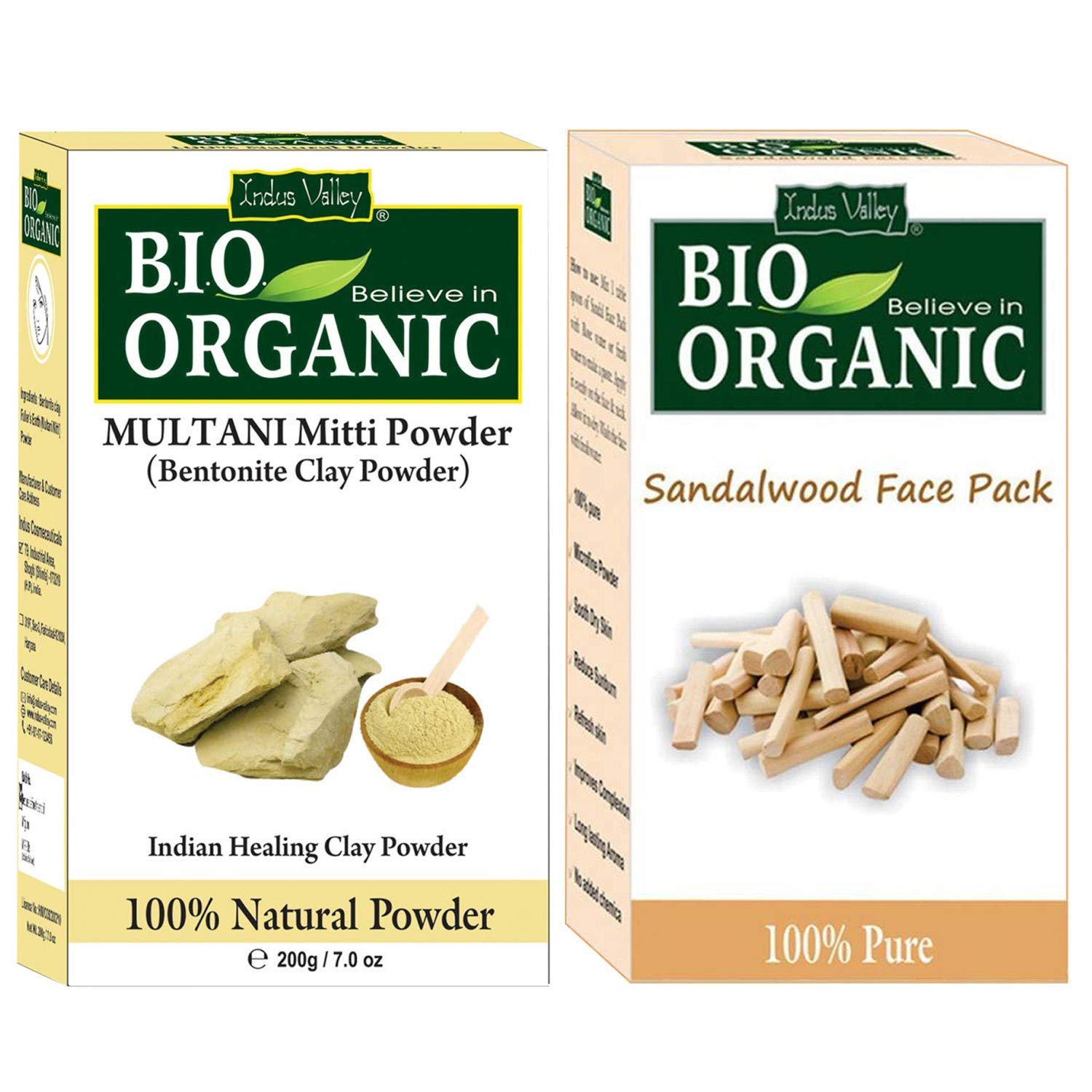 Buy Colet INDUS VALLEY Bio Bentonite Clay (Multani Mitti Powder