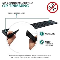 Vista 3 de Cuñas compuestas (paquete de 12) – Cuñas de compuesto duro para mejoras en el hogar – Cuñas de mesa de restaurante – Cuñas de mesa de restaurante