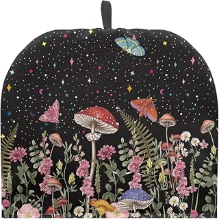 Mushroom Teapot Cozy for Teapot Tea Insulated Cosy for Kitchen Accessory Tea Pot Cosy for Keeping Warm Teapot with Infusers for Loose Tea Pot Cover Cozy Tea Pot Cover for Keeping Warm