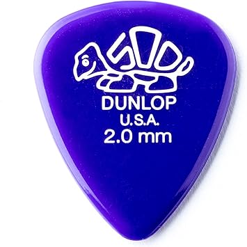 Jim Dunlop Delrin 500 Pick 2.0MM - 12 Pack