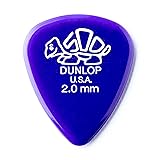 Jim Dunlop Delrin 500 Pick 2.0MM - 12 Pack