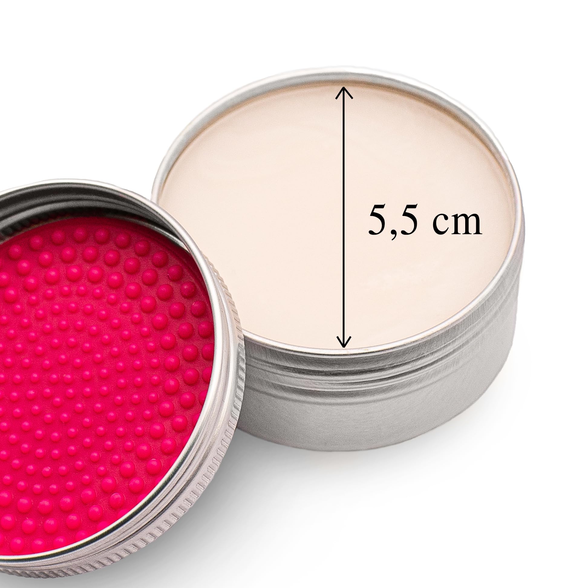 Miobrush Pulisci Pennelli Make Up Solido con Olio di Cocco - Sapone Detergente Profondo con Spugna Scrub Testurizzato, Ammorbidisce Delicatamente le Setole - Confezione Compatta da Viaggio - 50g