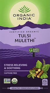 Organic India Green Tea|Organic India Tulsi Mulethi, 25 Tea Bags