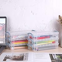 Amazon.co.jp: Sumnacon 多機能筆箱 ペンケース 収納ケース 積み重ね