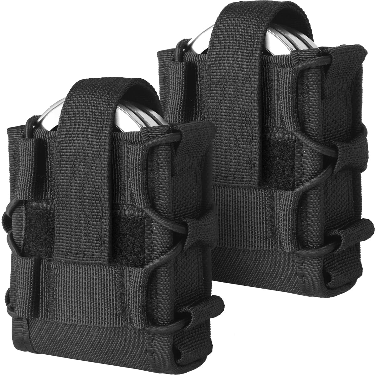 Molle Handcuff Pouch,Molle Handcuff Case for Duty Belt Vest,Adjustable Tightness to Fit Asp/Chain/Hinged/Folding Rigid Hand Cuff,Law Enforcement