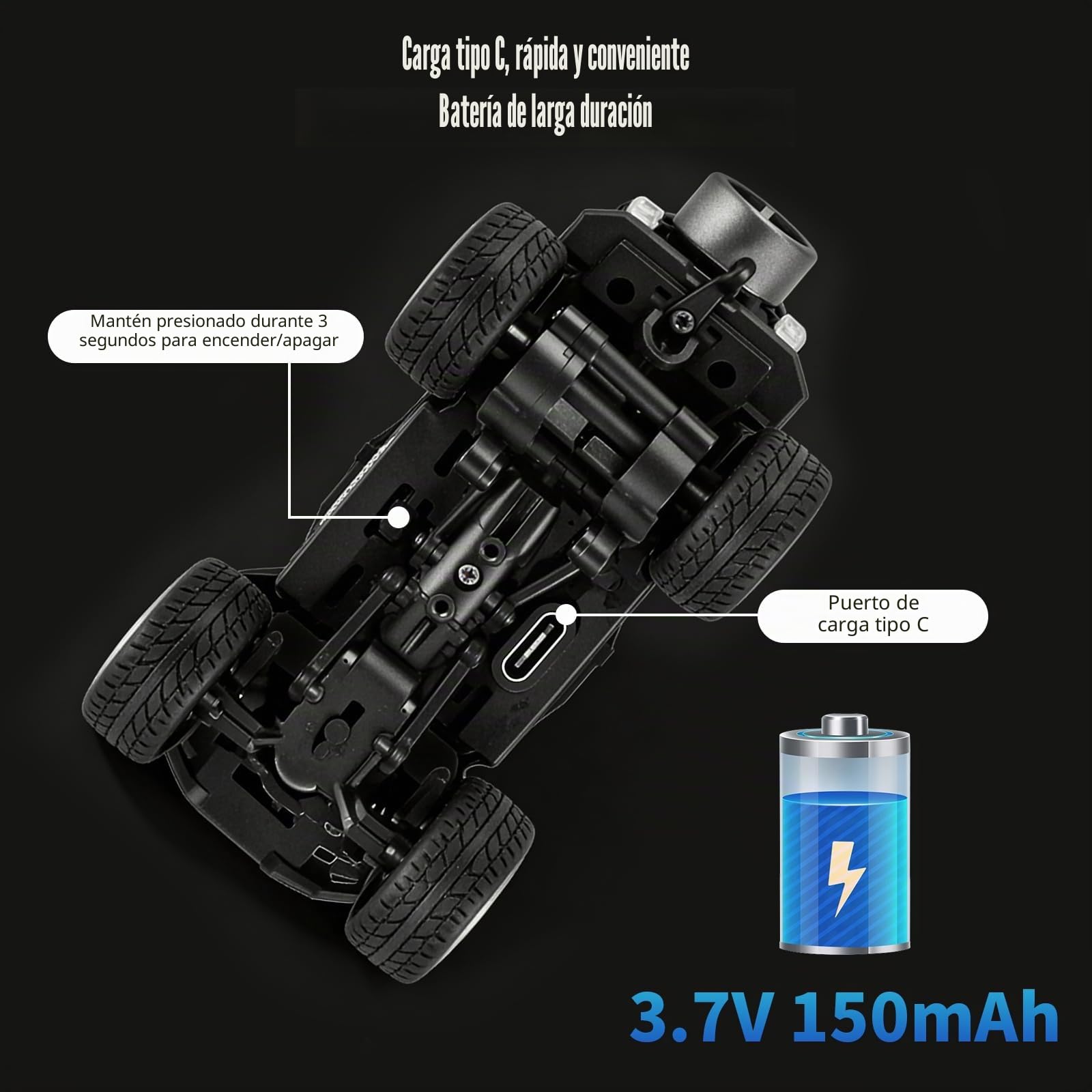 OBEST Coche Teledirigido con HD Cámara,RC Truck, Control de Aplicación, Transmisión WiFi de Fotos, 2 Modos de Velocidad, Cámara Extraíble, Camión de Juguete para Niños y Adultos