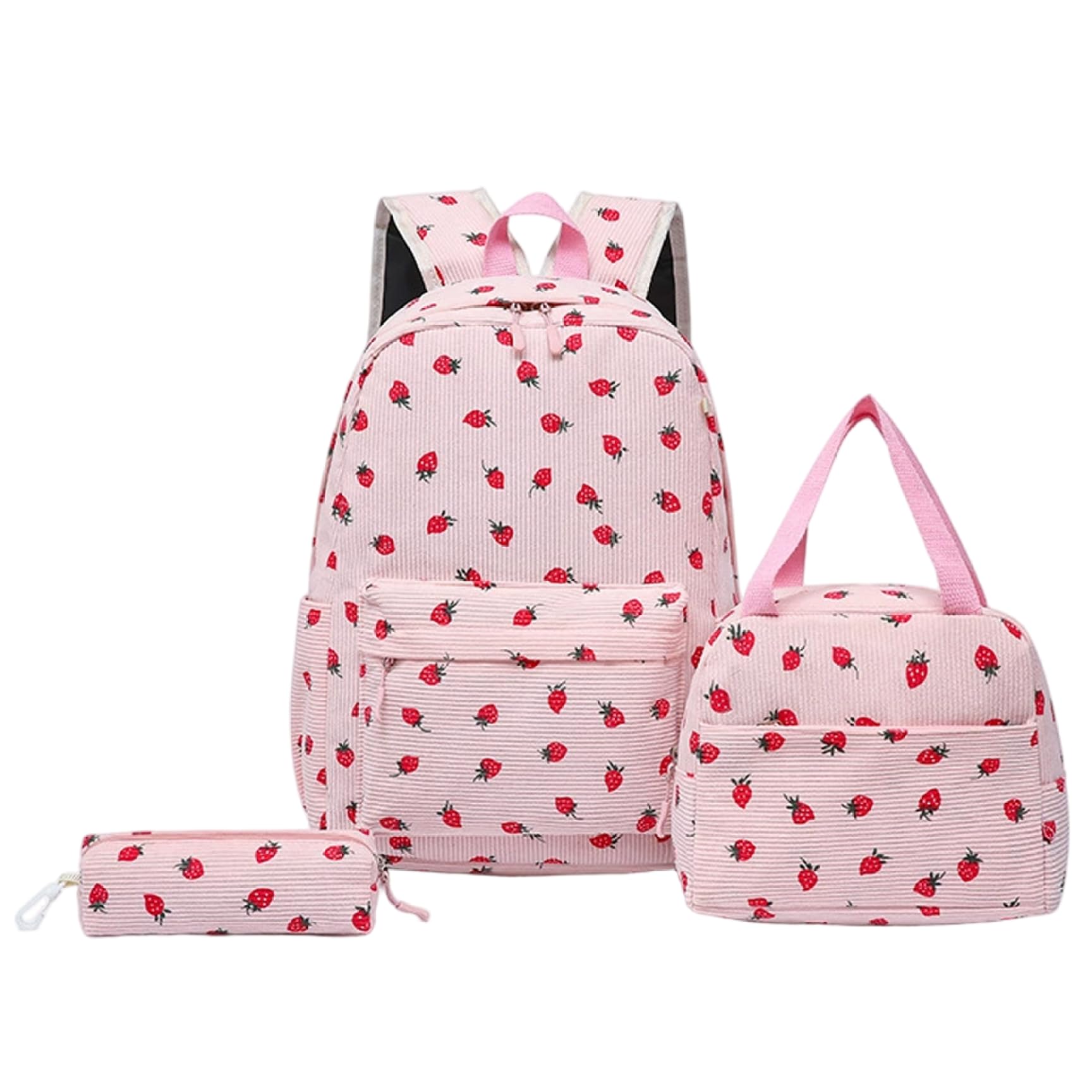 Sac dos fraise allégé pour ados pour éviter le mal de dos - 8