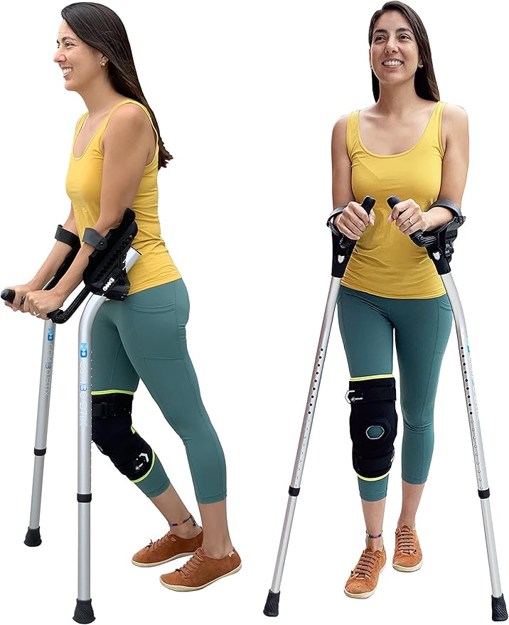 M+D Forearm Crutches Adult, Adjustable Between Platform