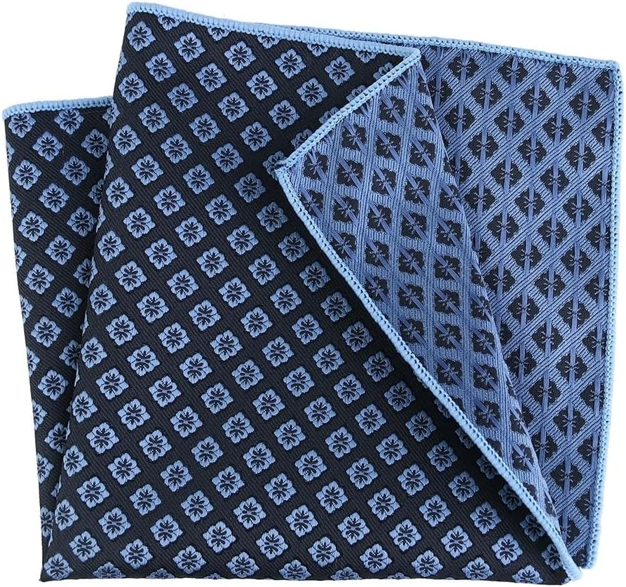 Men's Suit Pocket Square Gentleman's Vintage Polyester Suit Square Handkerchief