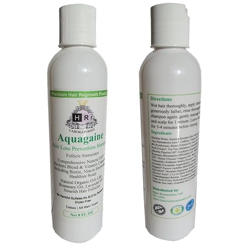 Miniatura 3 de Champú prémium para prevención y restauración de pérdida de cabello con aceite orgánico de romero y lavanda, bloqueadores naturales de DHT y biotina