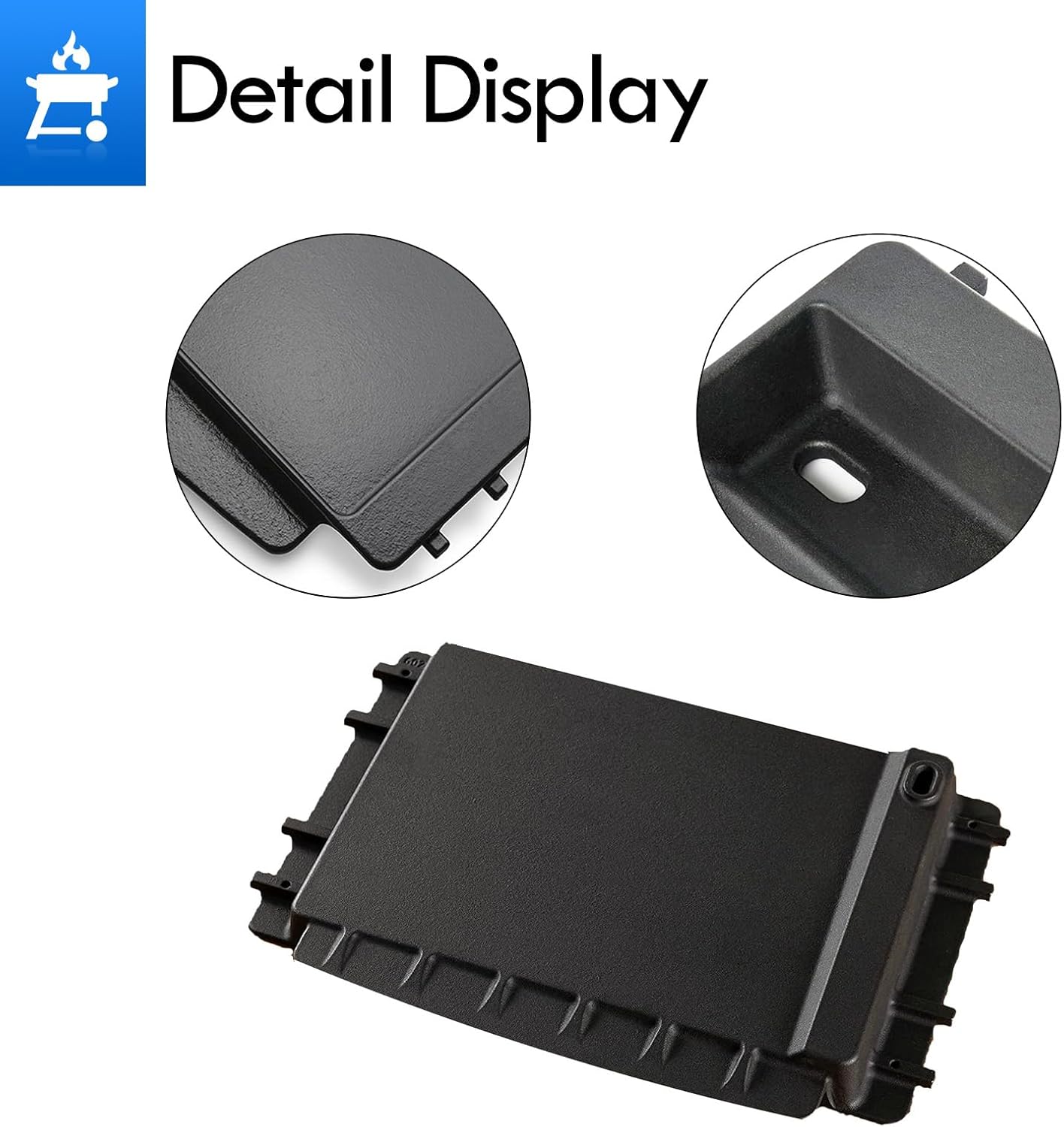 7658 Griddle Replacement Parts for Weber Spirit and Spirit II 200 300 Griddle Accessories E-310 E-210 Cast Iron Flat Top Insert Plate II S-310 S-210 E-330 S-330 E-220 E-320 Genesis Silver Grill Parts