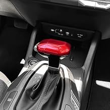 YOUTOOCAR ABS Gear Shift Knob Cover, Auto Gear Selector Protector Compatible with Kia Sorento 2024-2025, Carnival 2025, K4 2025, K5 2025, Sportage 2026 Red