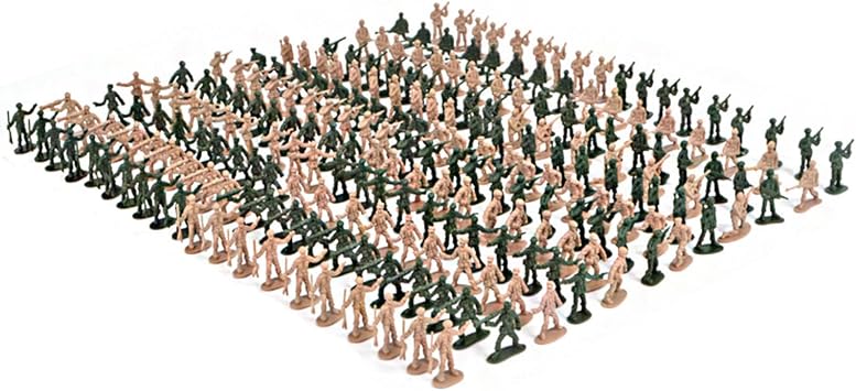 360pcs Miniature Soldier Figure Model Playset Men Children Toy Figure Accessories Children Toys