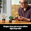 LEGO Botanicals Mini Bonsai Trees 10373 – Plant Enthusiast Decorative Plant Model Consisting of Ginkgo, Wisteria and Black Pine Trees for Adults, Creative Gift Idea (709 Pieces)
