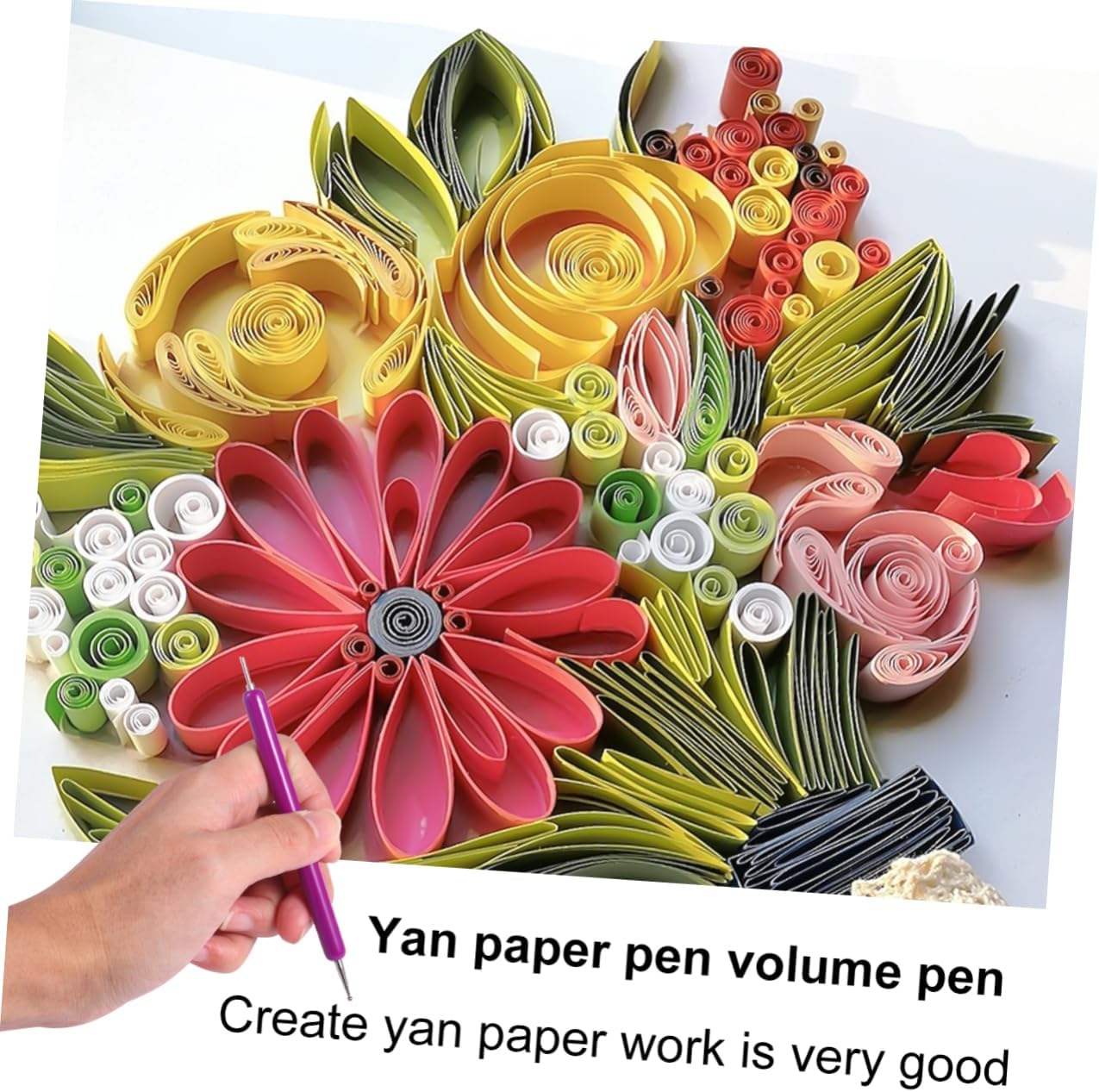 EPIGEIST 7pcs Paper Quilling Tool Kit Rolling Pen for Crafting Needle for Cardmaking Party Decorations