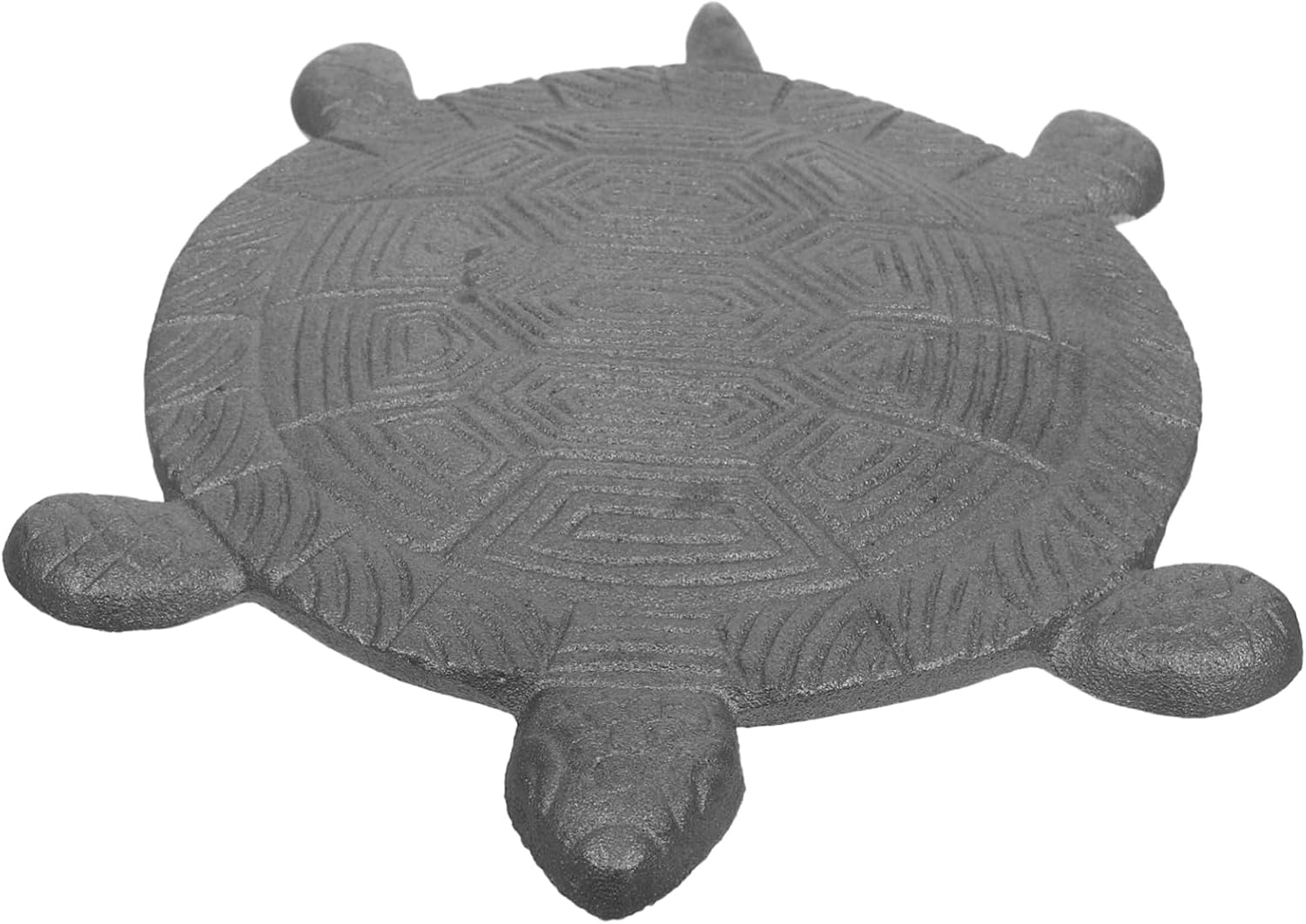 TOYANDONA Garden Turtle Stepping Stone Non Slip Cast Iron Mat for Outdoor Pathways Durable and Decorative Turtle Statue for Garden Patio and Backyard Use