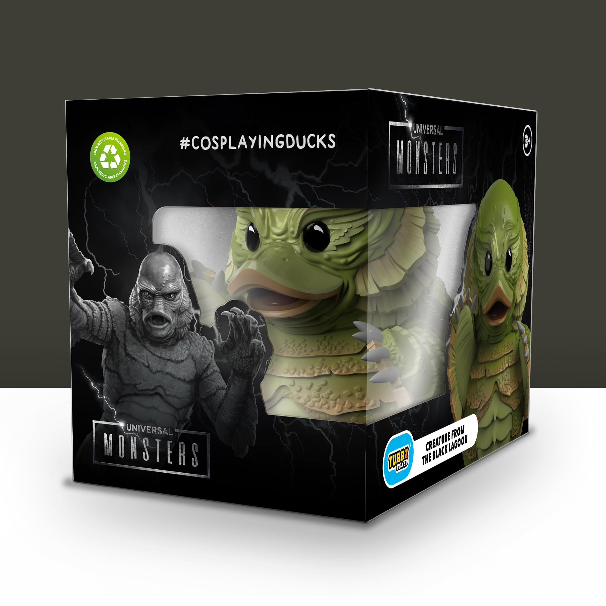 TUBBZ Boxed Edition: Horror - Universal Monsters Creature from the Black Lagoon Cosplaying Rubber Duck Vinyl Figure - Image 2