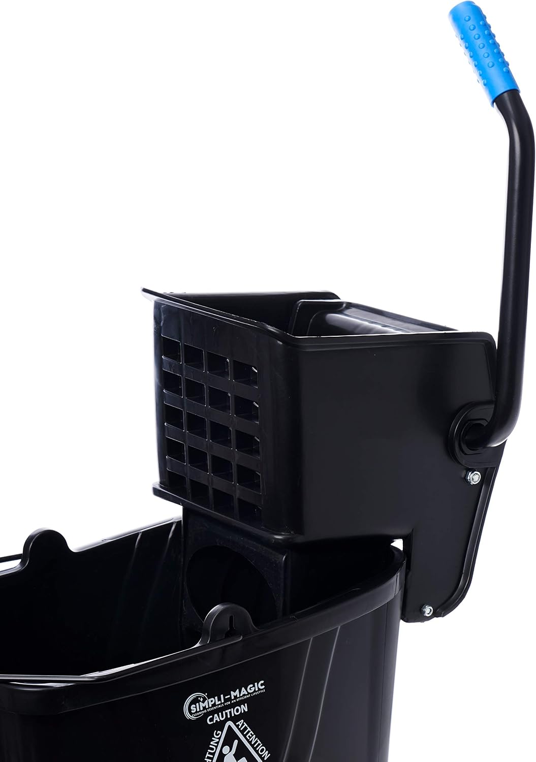 Simpli-Magic 79200 Mop Bucket with Wringer, Black