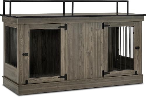 MCombo Large Dog Crate Furniture TV Stand