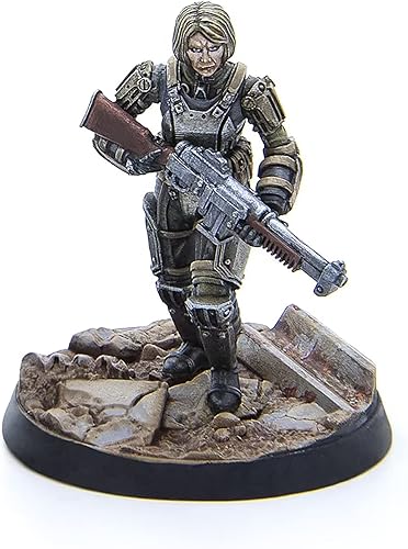 Miniatura 8 de Modiphius Entertainment Ltd Fallout Wasteland Warfare: Brotherhood of Steel - Patrulla de Combate - 6 miniaturas, sin pintar, figura de 1.260 in, RPG
