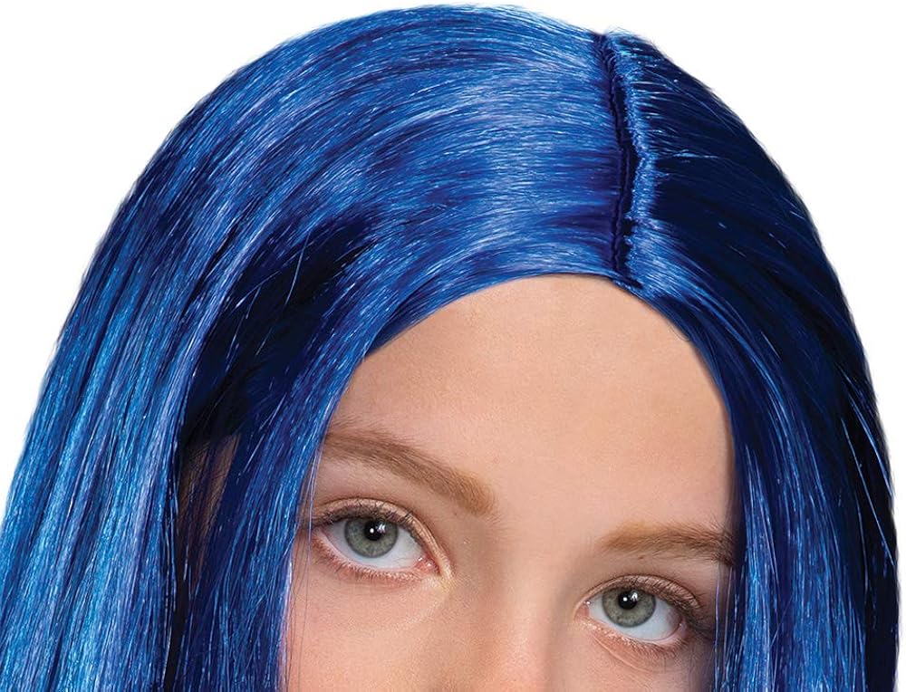 Disguise Billie Eilish Wig, Official Blue Hair Shoulder Length Outfit Accessory for Kids, Artist Inspired Children's Size Costume Headpiece, 112649 : Clothing, Shoes & Jewelry