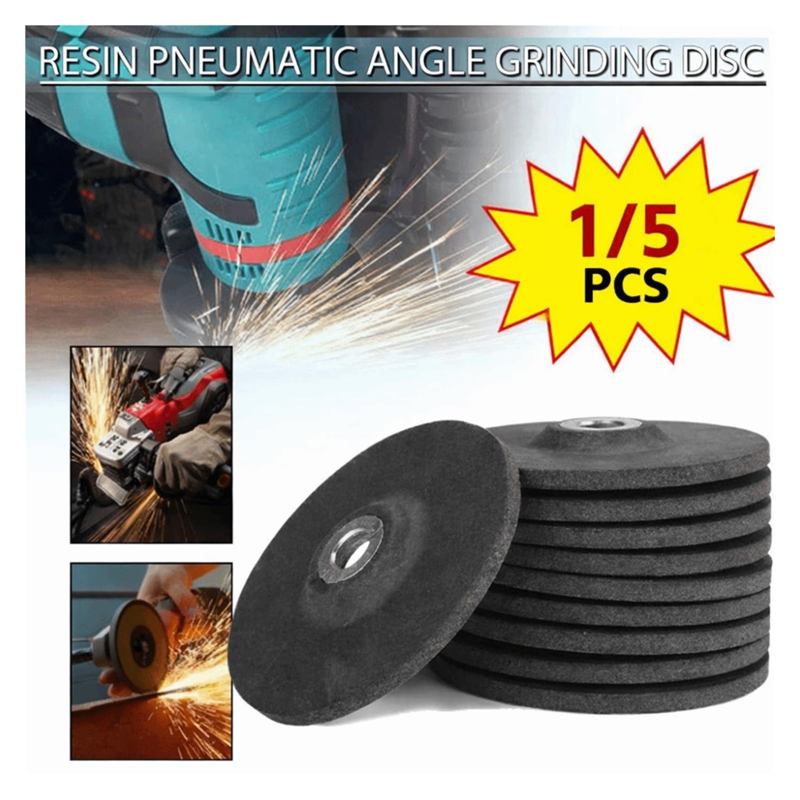 1/5 pezzi durevole 3 "disco abrasivo apertura ruota 10mm disco da taglio smerigliatrice angolare antiruggine 75mm ruota for lucidatura dei metalli(5pcs)