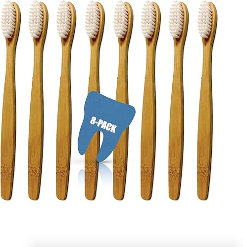 Miniatura 16 de Dientes limpios. Conciencia limpia. Cepillo de dientes de bambú, sin BPA. Orgánico. Ecológico. Natural. Compostable. Vegano. 100% biodegradable.