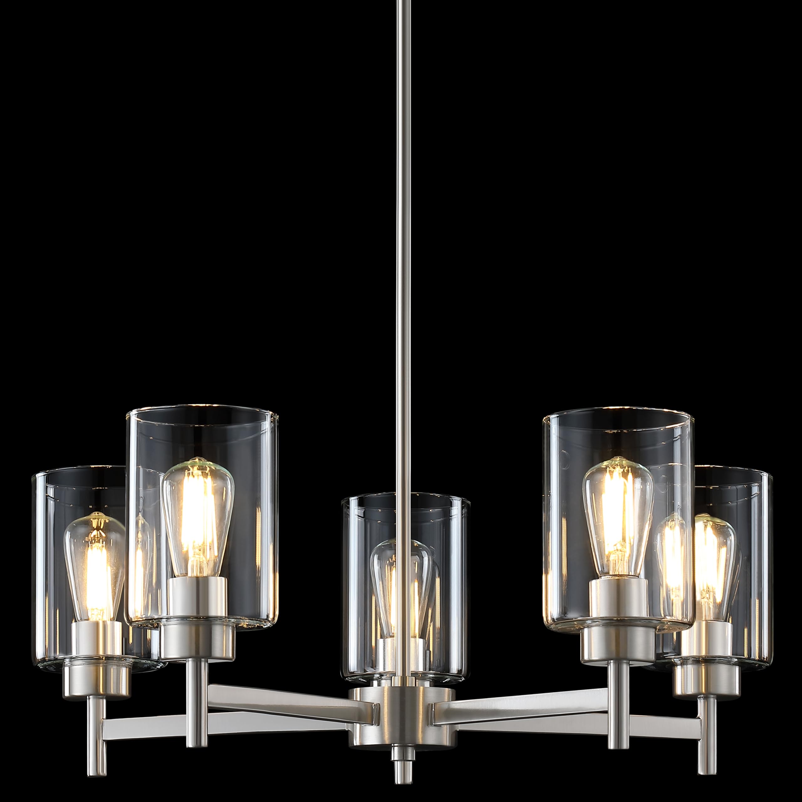 Kitchen Island Chandelier - 5 Light Brushed Nickel -9 Kitchen Island Chandelier - 5 Light Brushed Nickel -9