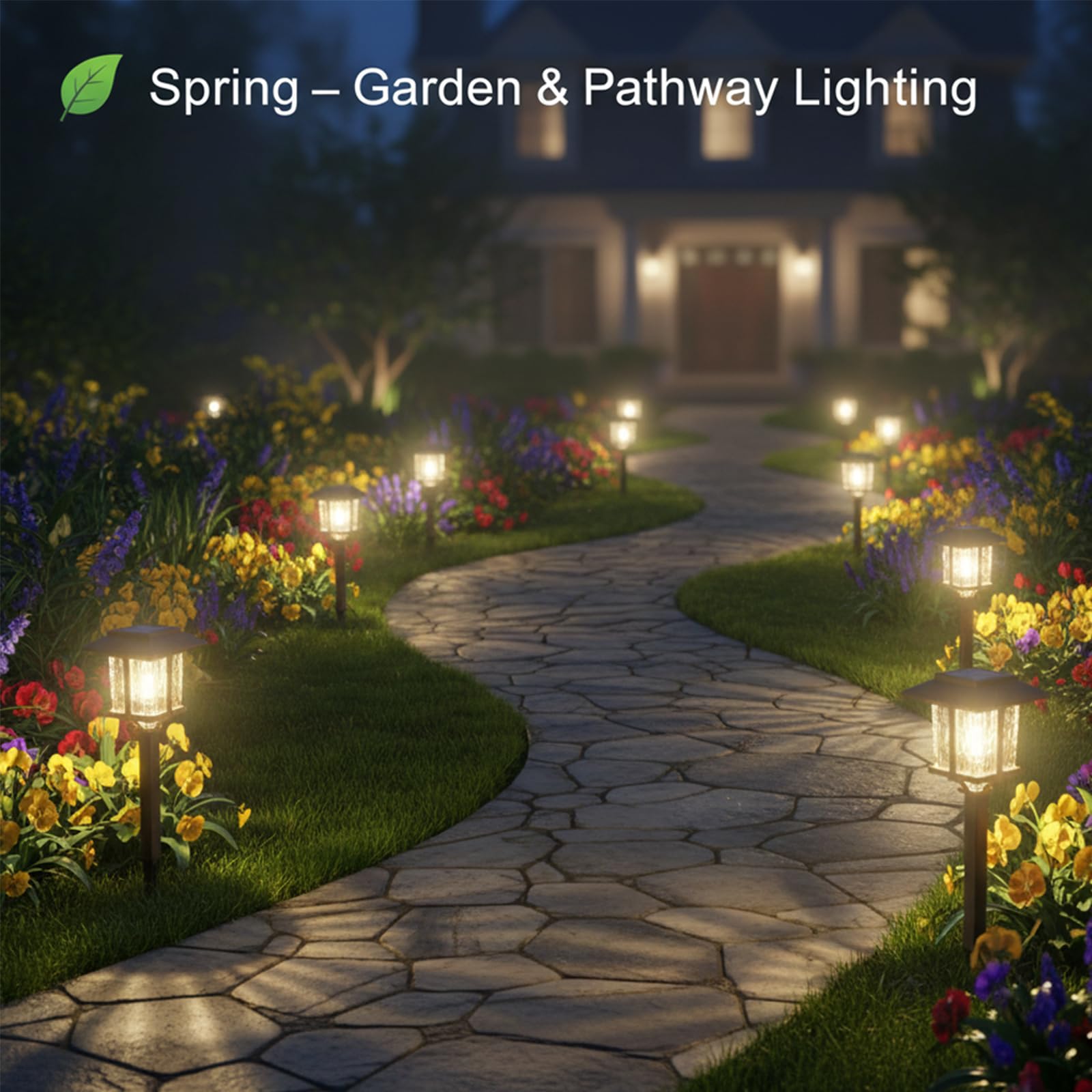 XMCOSY+ Luci solari per esterni, 6 pezzi, luci solari per esterni, impermeabili, 2 colori bronzo e legno, 15 lm, LED auto on/off, in vetro, luci solari per esterni, per giardino, sentiero, passerella