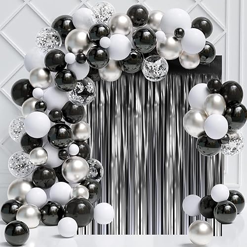 Miniatura 70 de Cortinas de fondo de flecos de papel de aluminio para fiestas, 3 piezas, 39.6 x 98.4 pulgadas, azul retro 48 Retro Azul,03 Rosa,04 Rosa