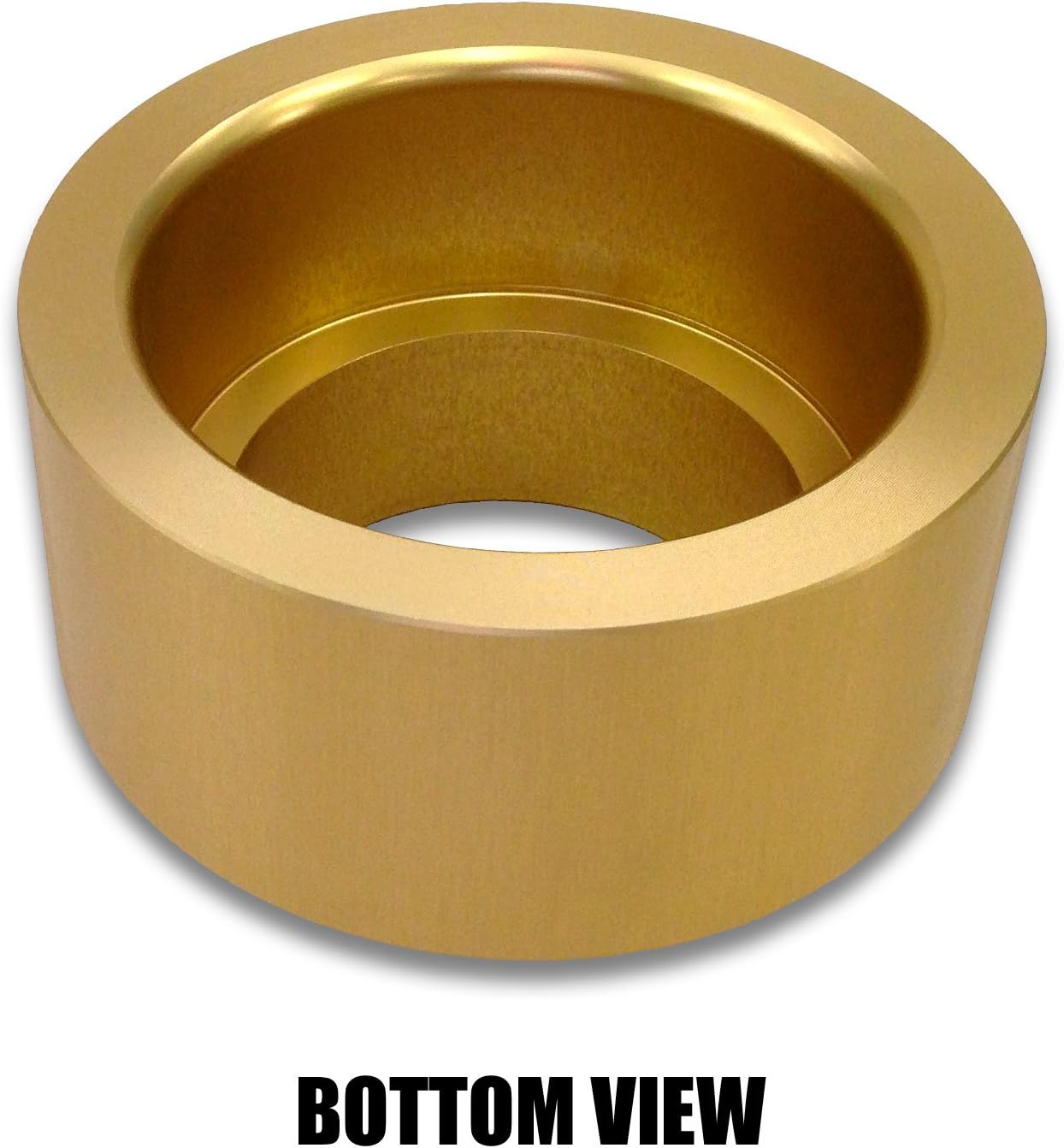 2" Lift Billet Aluminum Rear Coil Spring Spacer Set/Pair Compatible with Ford 1966-1977 Passenger Cars - MADE IN USA