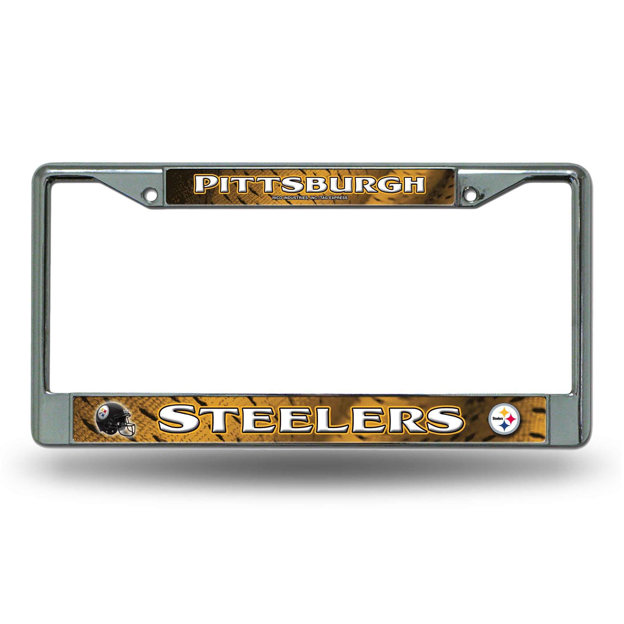 Rico Industries NFL Chromplatte Rahmen, Herren, Pittsburgh Steelers, Einheitsgröße