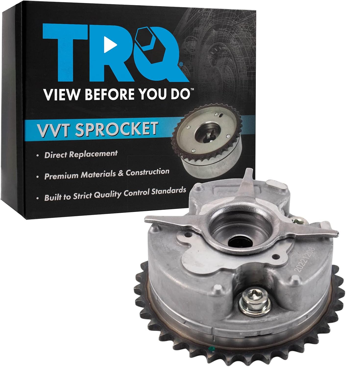 TRQ Intake Variable Valve Timing Sprocket Compatible with 2010 Toyota 4Runner 2005-2012 Tacoma